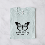 Anti-Social Butterfly - Bella+Canvas Tee