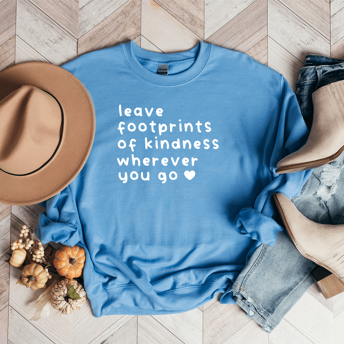 Leave Footprints of Kindness Everywhere You Go - Sweatshirt