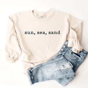 Sun, Sea, Sand - Sweatshirt – Stay Wilde
