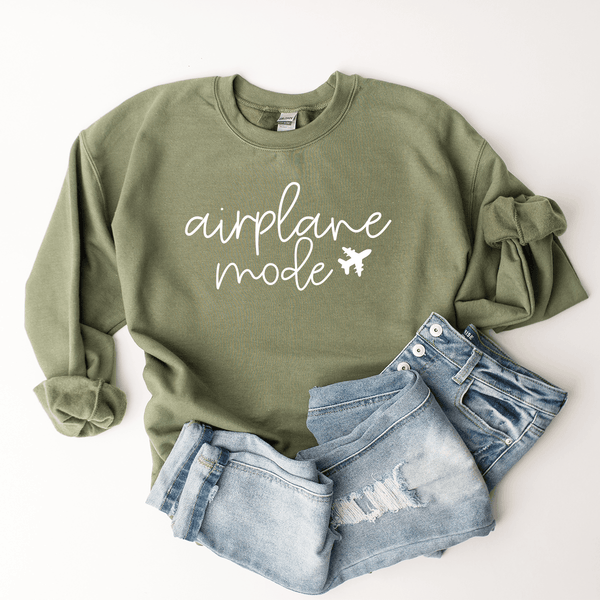 Airplane Mode Sweatshirt Stay Wilde