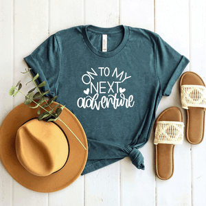 On To My Next Adventure - Bella+Canvas Tee