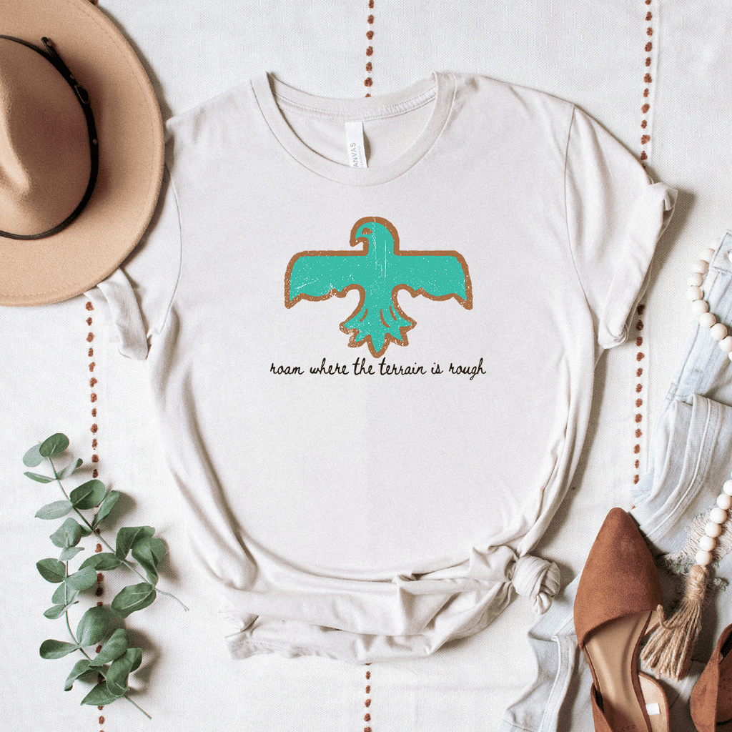 Roam Where The Terrain Is Rough - Bella+Canvas Tee