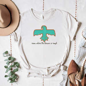 Roam Where The Terrain Is Rough - Bella+Canvas Tee
