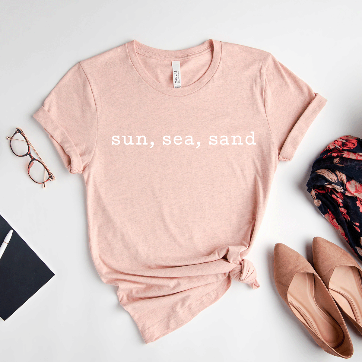Sun, Sea, Sand - Bella+Canvas Tee
