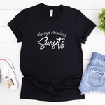 Always Chasing Sunsets - Bella+Canvas Tee