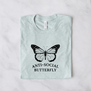 Anti-Social Butterfly - Bella+Canvas Tee
