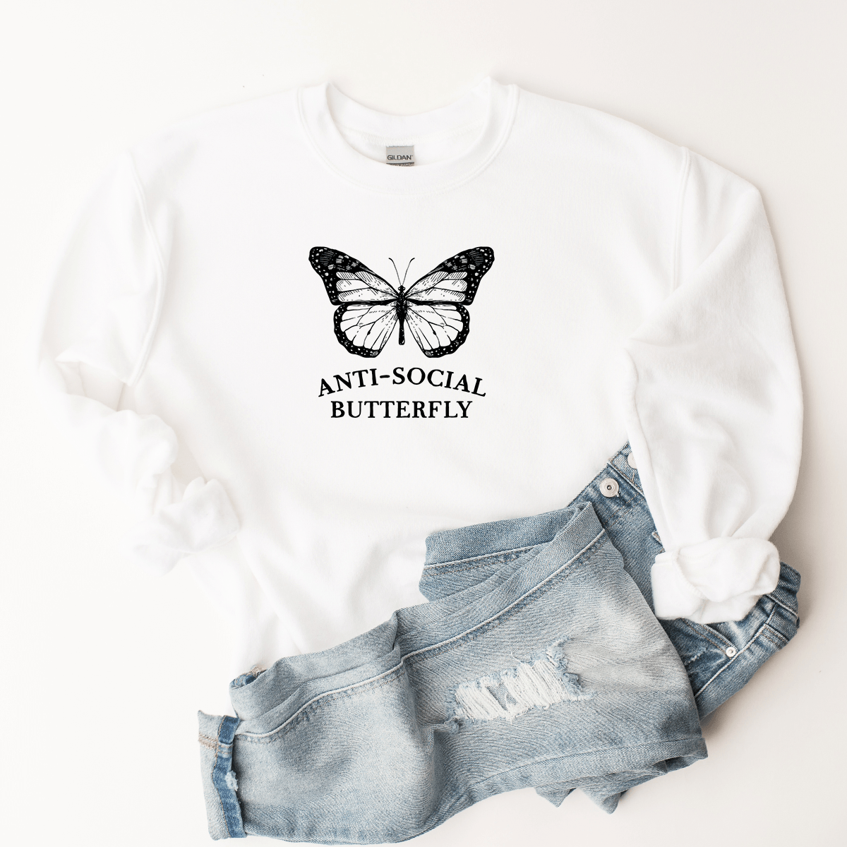 Antisocial butterfly hoodie green online