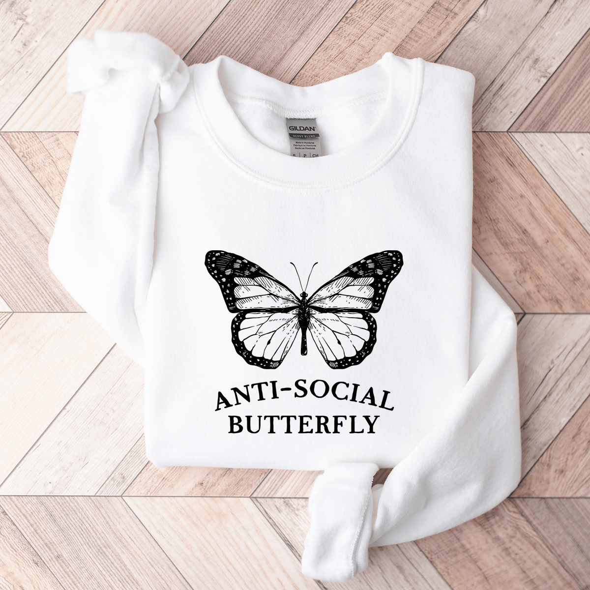Antisocial butterfly 2025 hoodie green