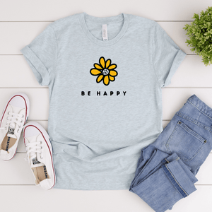 Be Happy - Bella+Canvas Tee