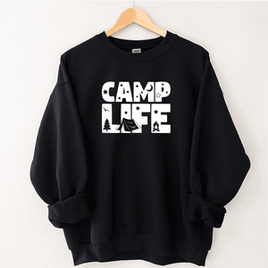 Camp Life (Stars & Tent) - Sweatshirt