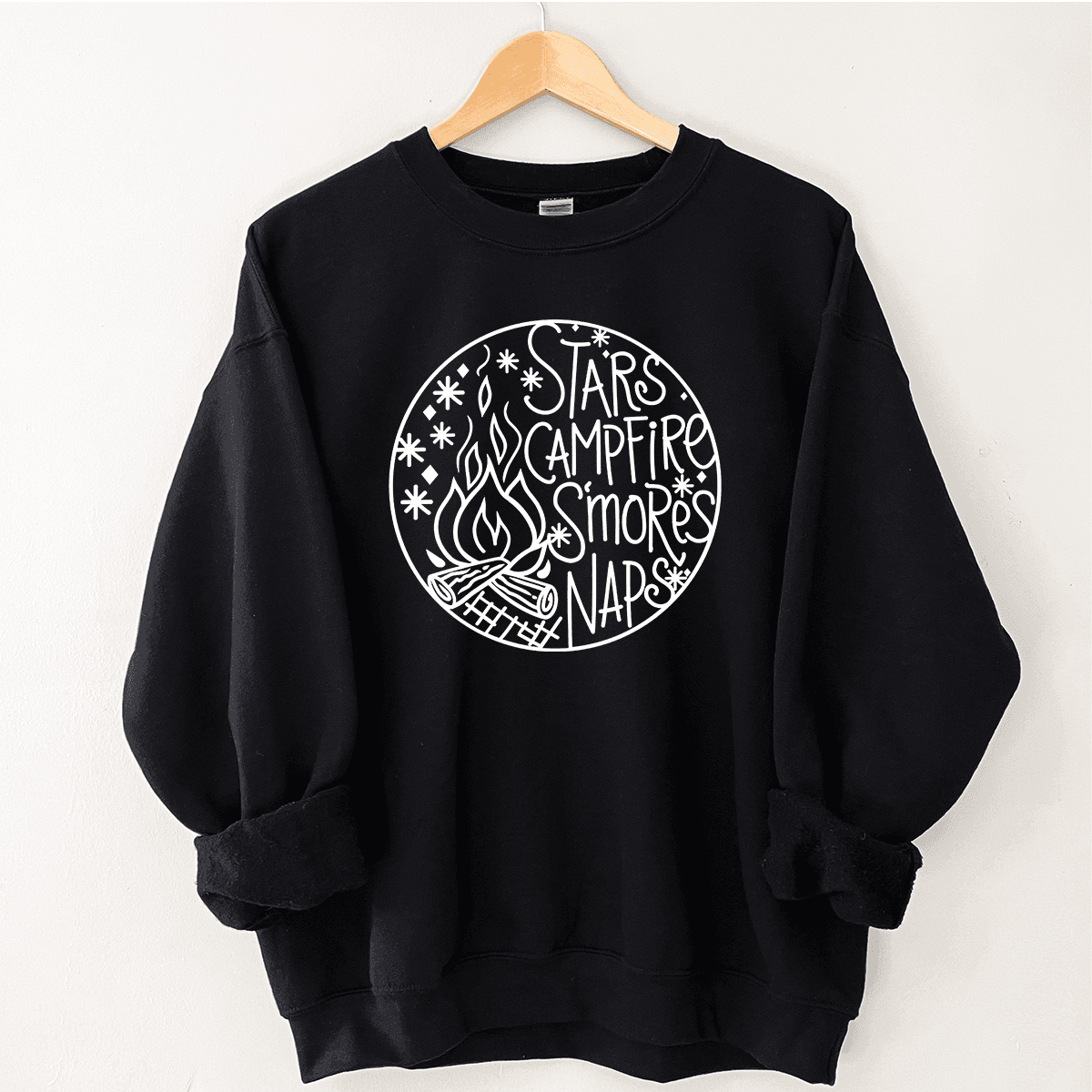 Stars, Campfire, S'mores, Naps - Sweatshirt