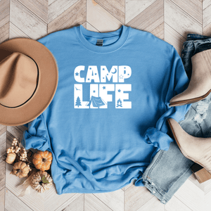 Camp Life (Stars & Tent) - Sweatshirt