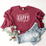 Happy Camper (Marshmallow) - Sweatshirt