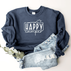 Happy Camper (Marshmallow) - Sweatshirt