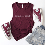 Sun, Sea, Sand - Bella+Canvas tank top