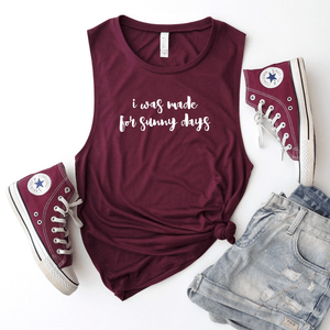 I Was Made for Sunny Days - Bella+Canvas Tank Top